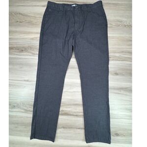 Johnnie-O Mens Atlantic 5-Pocket Pants 36x32 Dark Navy Blue Straight Leg